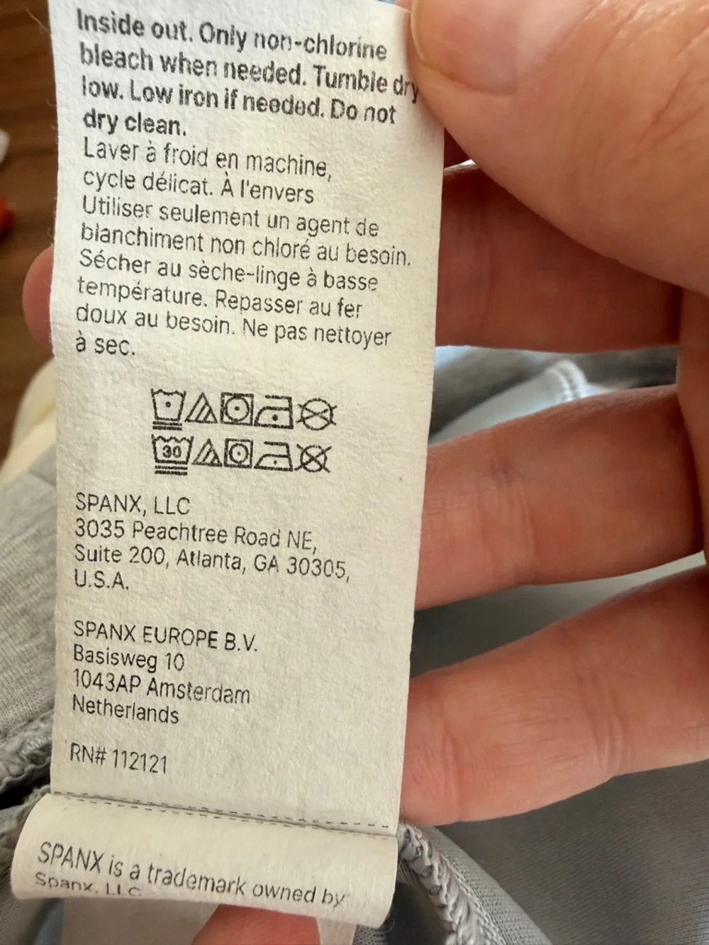 SPANX AirEssentials Light Gray Wide Leg Pant - Picture 6 of 8